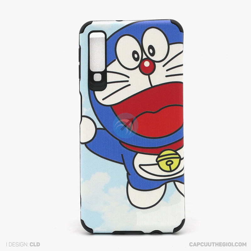 Ốp lưng SAMSUNG A750 A7 2018 IMD hình doraemon chống sốc