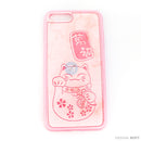 Ốp lưng IPHONE 7+/8+ lưng da hình mèo thần tài