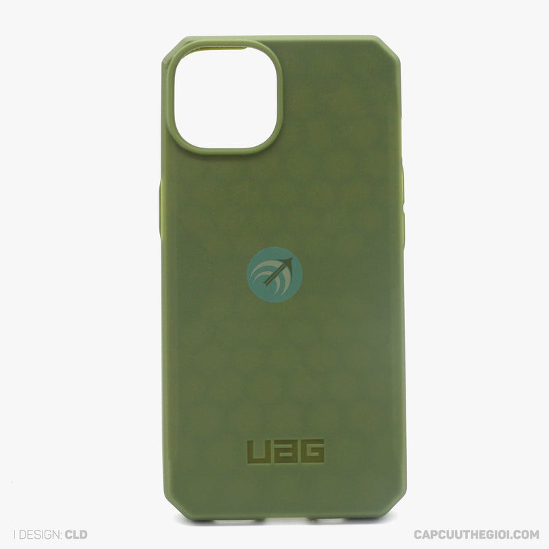 Ốp lưng IPHONE 13 6.1 UAG silicon chống bẩn màu xanh rêu