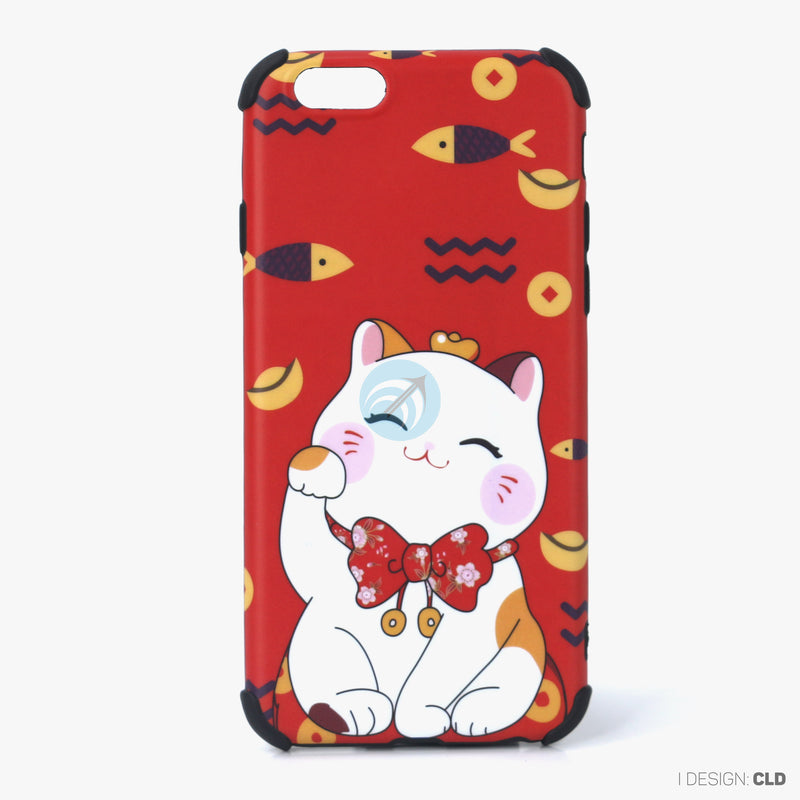 Ốp lưng IPHONE 6G/6S hình mèo thần tài nhựa cứng
