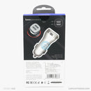 Tẩu sạc nhanh trên Ô TÔ 2 usb A 2.4A HOCO Z40 màu trắng bh01t