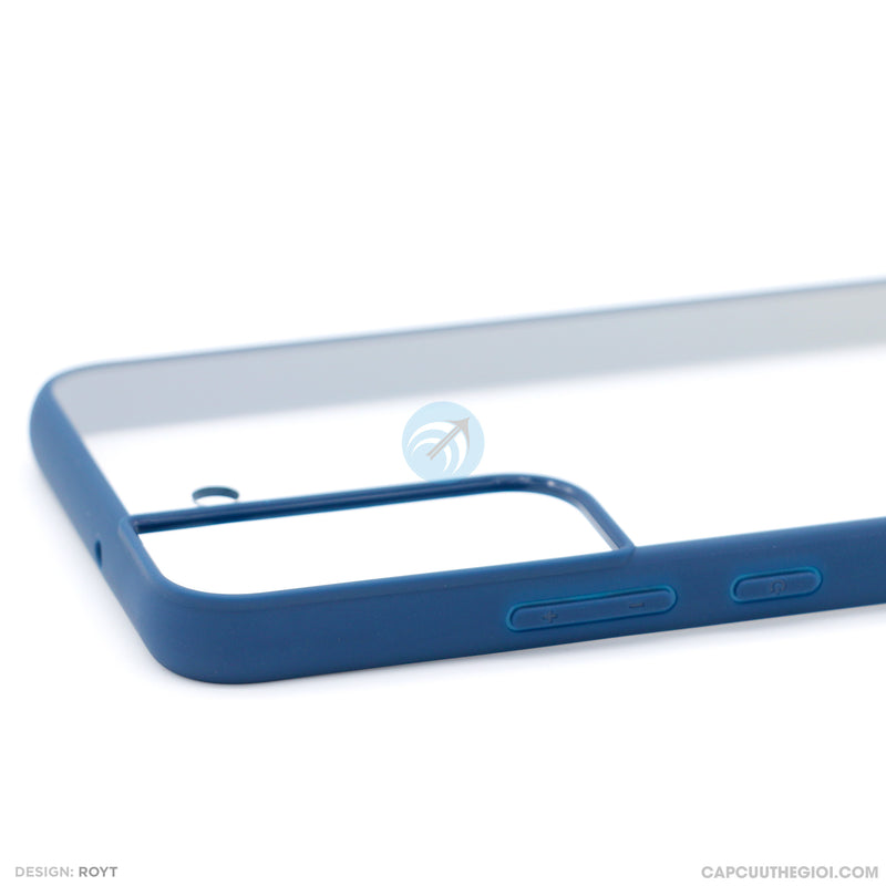Ốp lưng SAMSUNG S22 lưng trong viền xanh LIKGUS