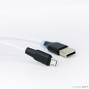 Cáp sạc usb A to micro 2.4A silicone 2 mét HOCO X21 PLUS