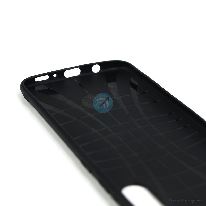 ỐP LƯNG DA ĐIỆN THOẠI SAMSUNG A70 AUTO DẺO ĐEN