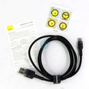 Cáp sạc usb A to micro 2.4A 1 mét BASEUS (CAMKLF-BG) bh03t điều kiện còn đủ bao bì