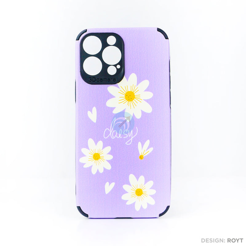 Ốp lưng IPHONE 13 PRO MAX IMD da chống sốc hình hoa