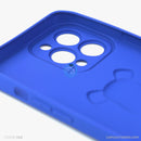 ỐP lưng IPHONE 13 PRO MAX hình nổi gấu đứng màu xanh