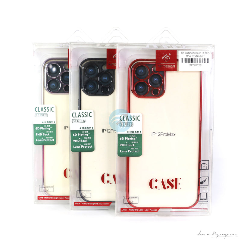 ỐP LƯNG IPHONE 12 PRO MAX TRONG KST
