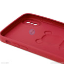 ỐP lưng IPHONE XS MAX hình nổi gấu đứng màu đỏ