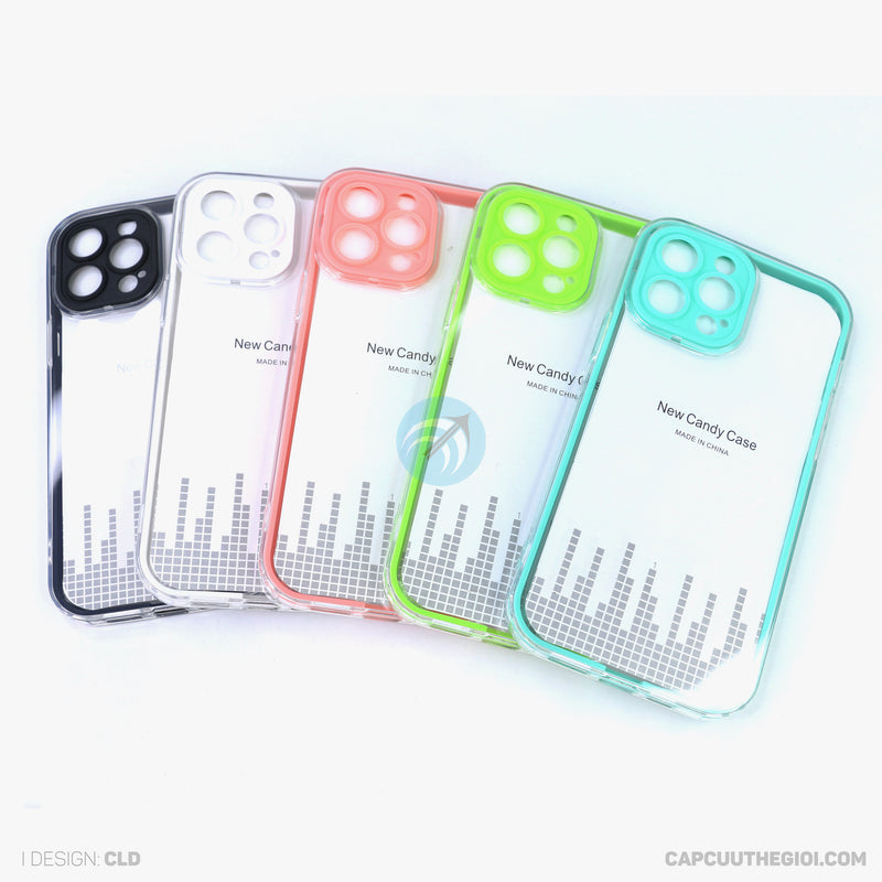 Ốp lưng IPHONE 13 PRO MAX trong tách viền màu