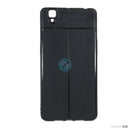 ỐP LƯNG DA ĐIỆN THOẠI OPPO R7 AUTO DẺO ĐEN