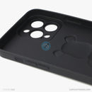 ỐP lưng IPHONE 13 PRO MAX hình nổi gấu đứng màu đen