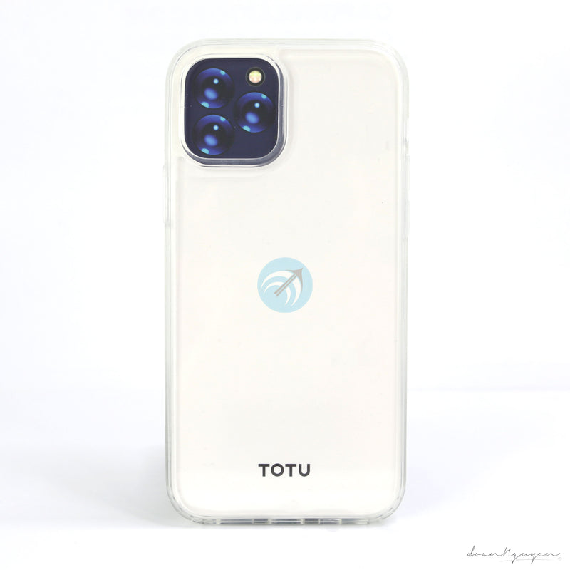 ỐP LƯNG ĐIỆN THOẠI IPHONE 12 PRO 6.1 CỨNG VIỀN DẺO TRONG (TOTU)