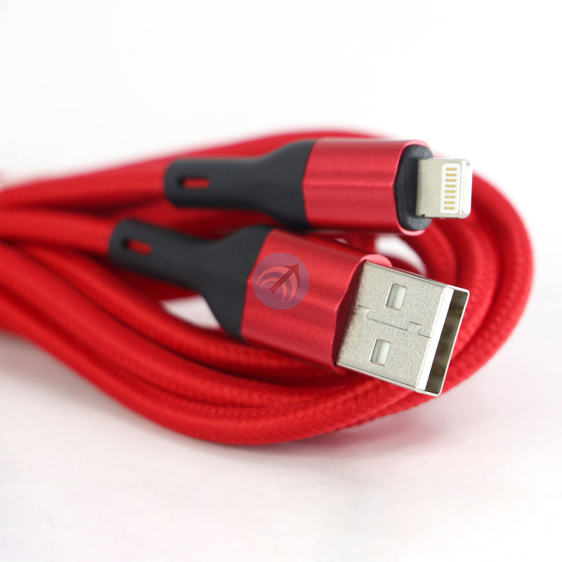 Cáp sạc điện thoại HOCO usb A to lightning đỏ 2 mét (X2 MAX) bh03t