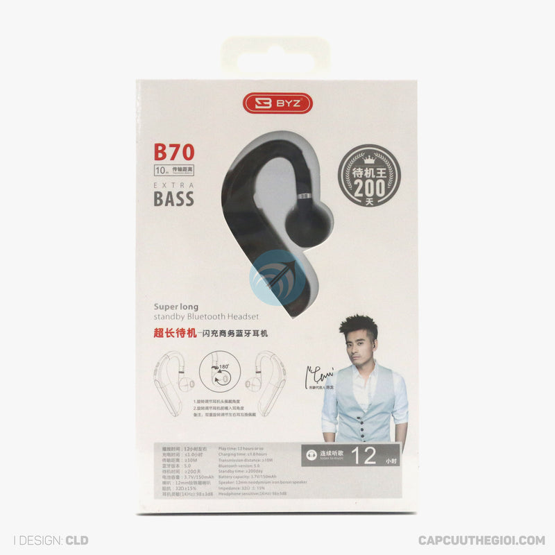 Tai nghe BLUETOOTH BYZ B70 bh01t