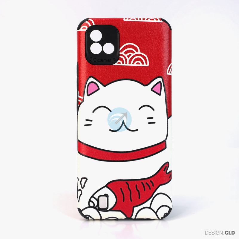 Ốp lưng REALME C20 dẻo hình mèo thần tài
