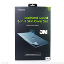 Bộ dán MACBOOK PRO 13" 2020 M1-M2 3M INNOSTYLE DIAMOND GUARD 6 in 1 SPACE GRAY ISCS2338GY