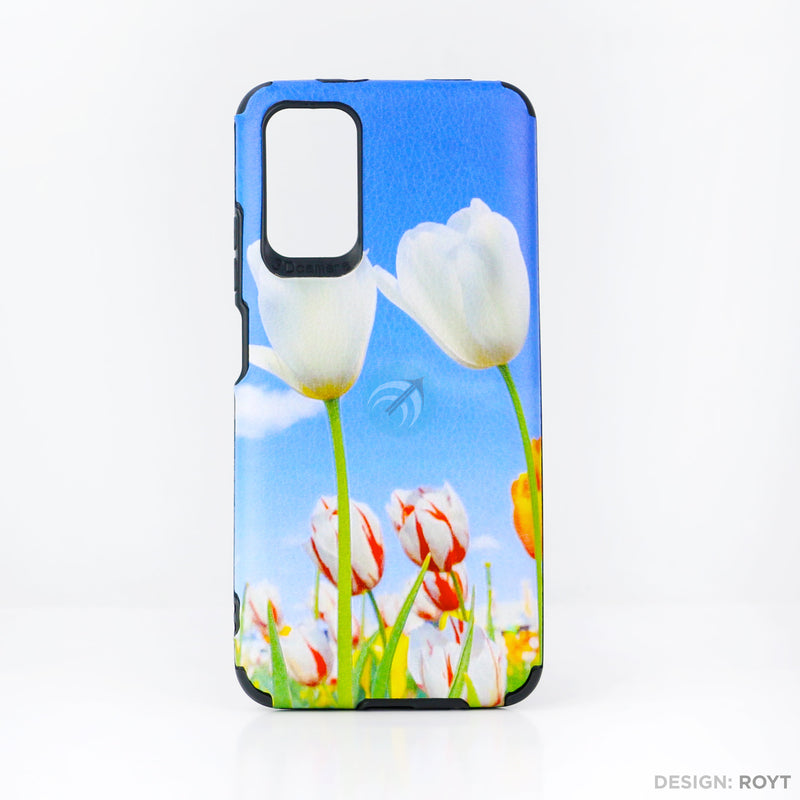 Ốp lưng XIAOMI REDMI 9T IMD da chống sốc hình hoa