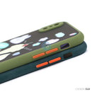 ỐP LƯNG ĐIỆN THOẠI IPHONE X NHÁM HÌNH VIỀN MÀU