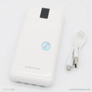 Pin sạc dự phòng BOROFONE BJ20-10000mAh tích hợp 4 đầu cáp đa năng tiện dụng màu trắng bh01t