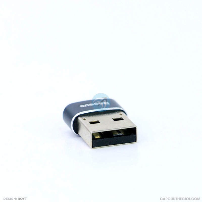 Jack chuyển type C to usb A 2.4A BASEUS CATOTG-01 bh01t