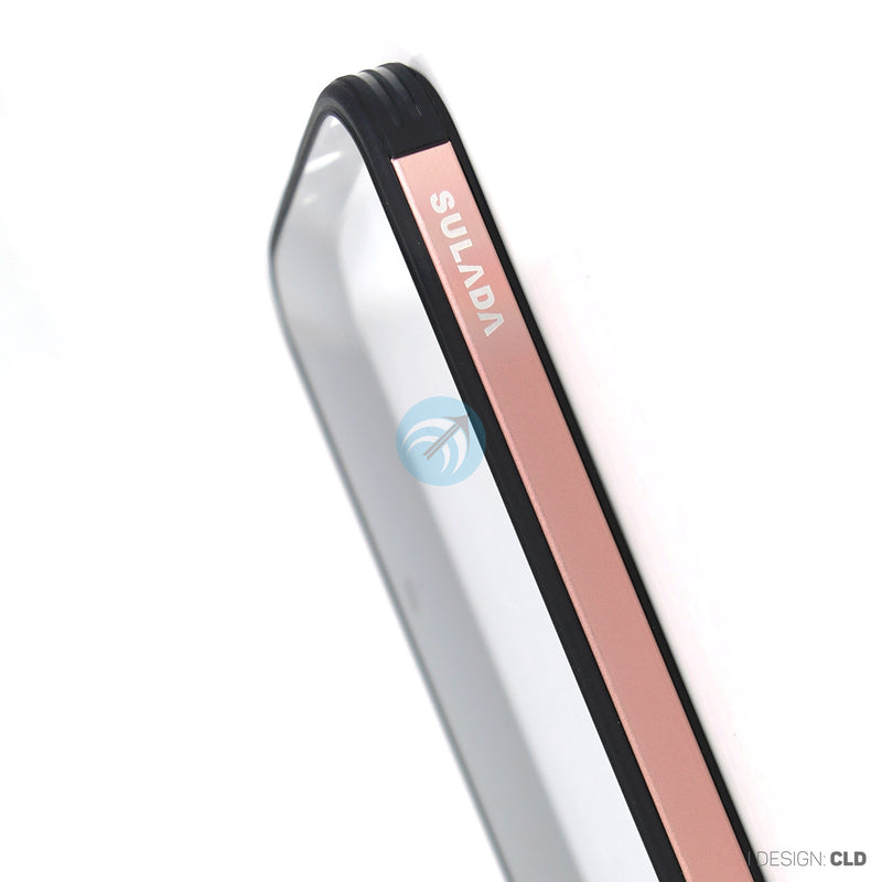 Ốp lưng IPHONE 13 PRO MAX trong viền nhôm SULADA