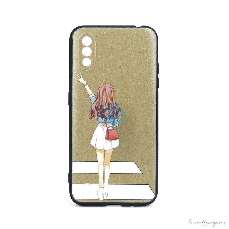ỐP LƯNG SAMSUNG A01 (CÔ GÁI SÀNH ĐIỆU)