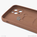 ỐP lưng IPHONE 11 PRO 5.8 hình nổi gấu đứng màu nâu