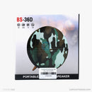 Loa BLUETOOTH BS-36D màu xanh lá bh01t