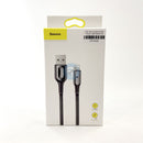 Cáp sạc nhanh lightning 1 mét chống rối led đổi màu (CALXD) BASEUS bh03t điều kiện còn đủ bao bì