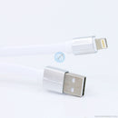 Cáp sạc lightning BOROFONE BU8 2.4A 1.2 mét màu trắng bh01t