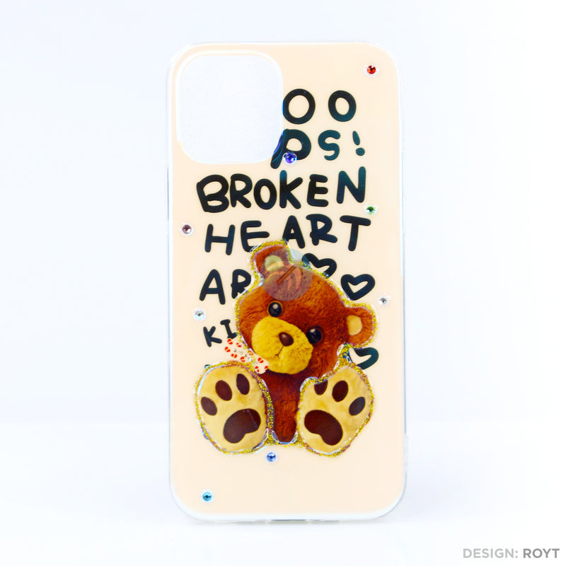 Ốp lưng IPHONE 12 6.1 hình viền dẻo gắn đá