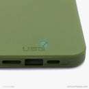 Ốp lưng IPHONE 12 PRO MAX UAG silicon chống bẩn màu xanh rêu