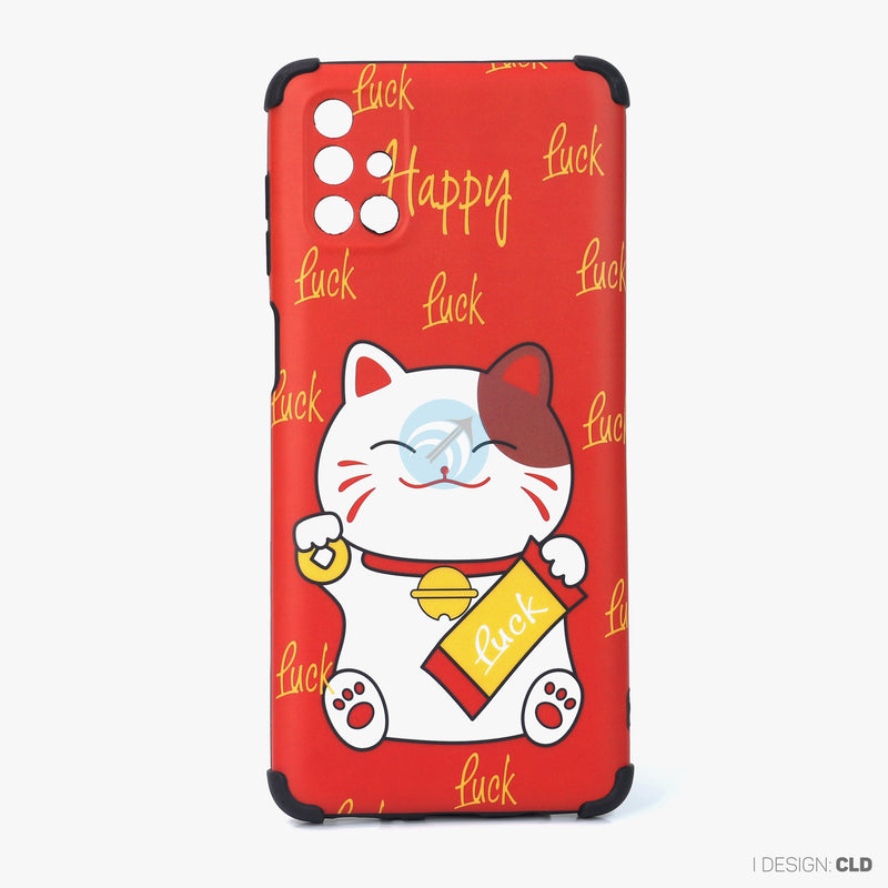 Ốp lưng SAMSUNG M51 hình mèo thần tài nhựa cứng