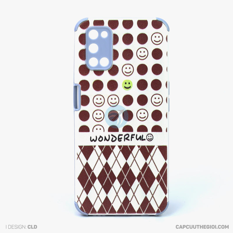 Ốp lưng OPPO A52 chống sốc da hình