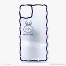 Ốp lưng IPHONE 11 PRO MAX trong viền gợn sóng in hình hoa