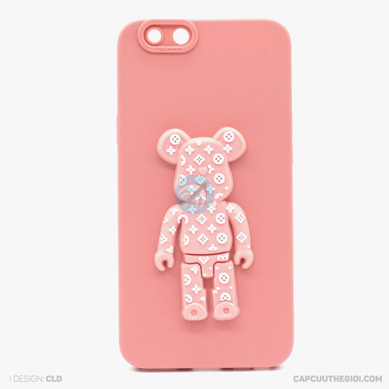 Ốp lưng OPPO A59 silicon màu hình nổi