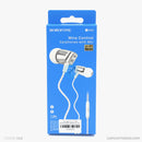 Tai nghe 3.5 1,2 mét BOROFONE BM66 màu bạc bao test 1 tuần