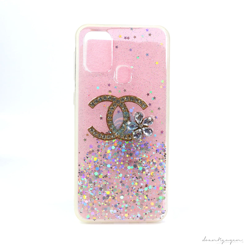 ỐP LƯNG SAMSUNG M31 ( KIM TUYẾN CHANEL)
