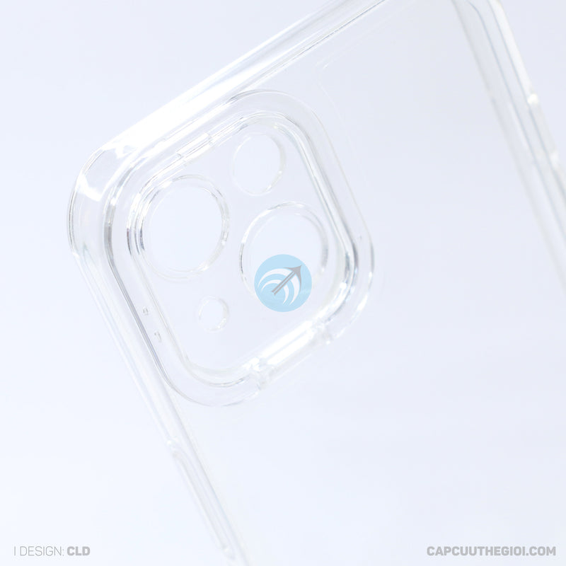 Ốp lưng IPHONE 13 6.1 trong viền camera trong REALSKY