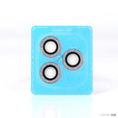 Dán bảo vệ CAMERA màu bạc gắn đá IPHONE 12 PRO MAX KUZOOM DIAMOND 3 mắt