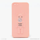 Ốp lưng IPHONE 6+/6S+ gấu nổi đứng BABY silicon màu