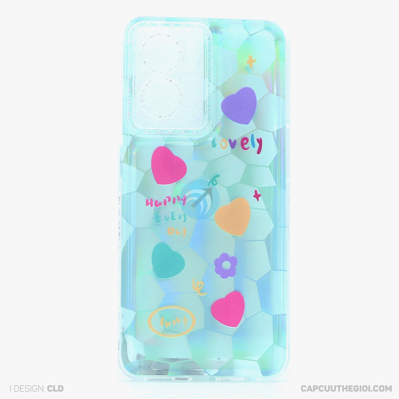 ỐP LƯNG OPPO A57 4G IN HÌNH CUTE PHẢN QUANG