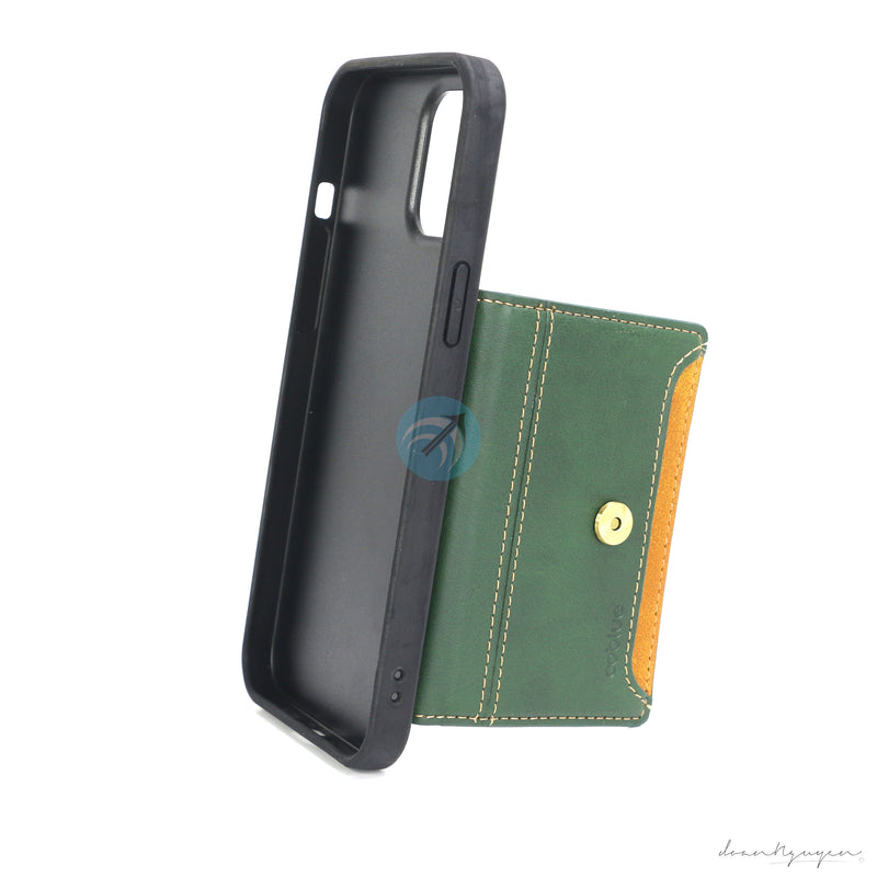 Ốp lưng da IPHONE 12 PRO MAX (COBLUE)