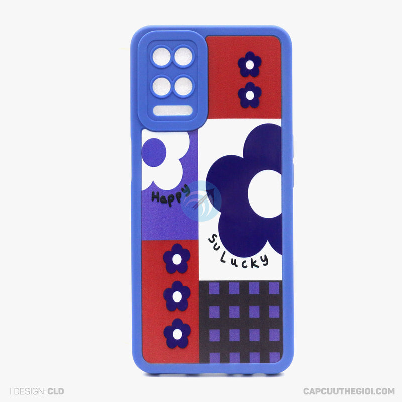 Ốp lưng OPPO A54 tpu vuông màu in hình cute bảo về camera