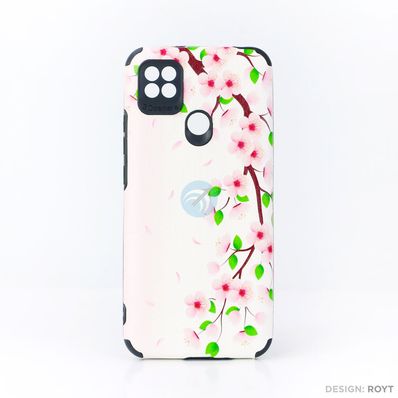Ốp lưng XIAOMI REDMI 9C IMD da chống sốc hình hoa