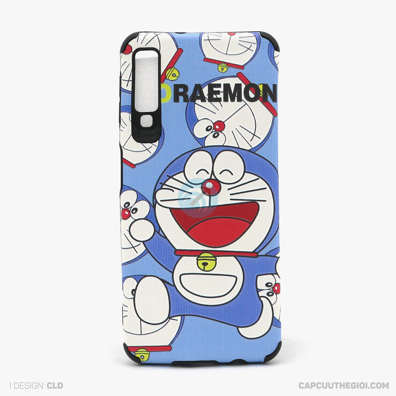 Ốp lưng SAMSUNG A750 A7 2018 IMD hình doraemon chống sốc