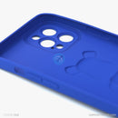 ỐP lưng IPHONE 12 PRO MAX hình nổi gấu đứng màu xanh