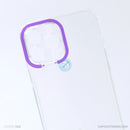 Ốp lưng IPHONE 13 PRO MAX trong viền camera màu tím REALSKY