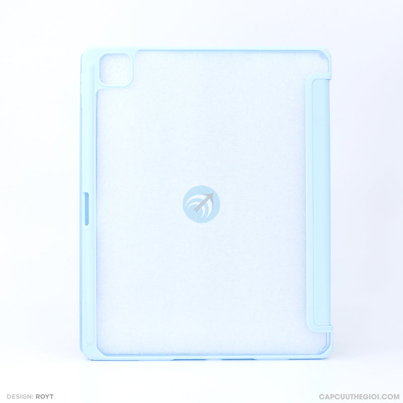 Bao da IPAD PRO 12.9 ( MUTURAL TPU lưng trong có khe đựng bút)